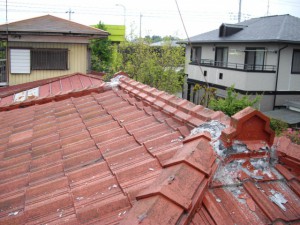 セメント瓦の雨漏り