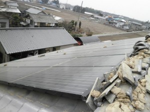 瓦屋根地震被災20