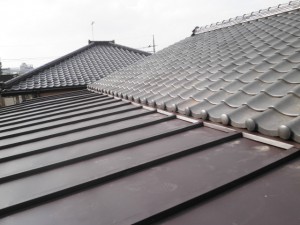 ステンレス屋根アフター