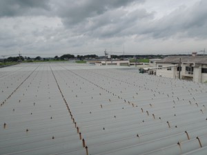 不二ラテックス工場屋根塗り替え